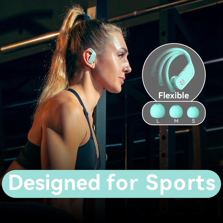 bmani Ear Buds - Auriculares inalámbricos Bluetooth con pantalla LE...