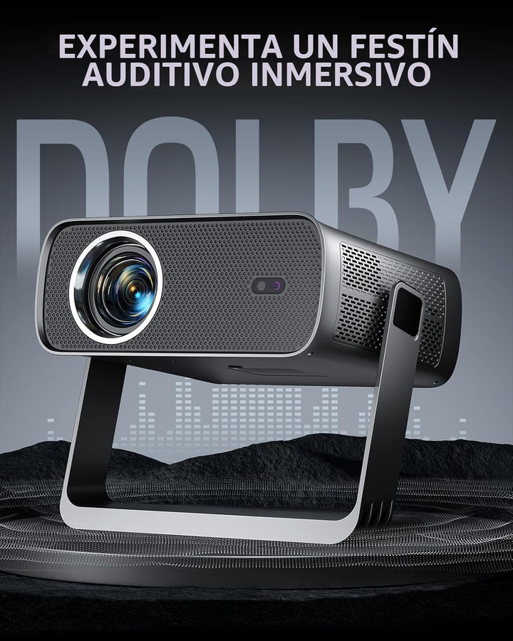 Aplicación con licencia oficial y enfoque automático: proyector est...