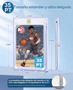 Estuche para tarjetas magnéticas de 204ct: ultra delgado 35pt