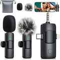 MENERESAS Mini micrófono 3 en 1 para iPhone: Micrófono Lavalier
