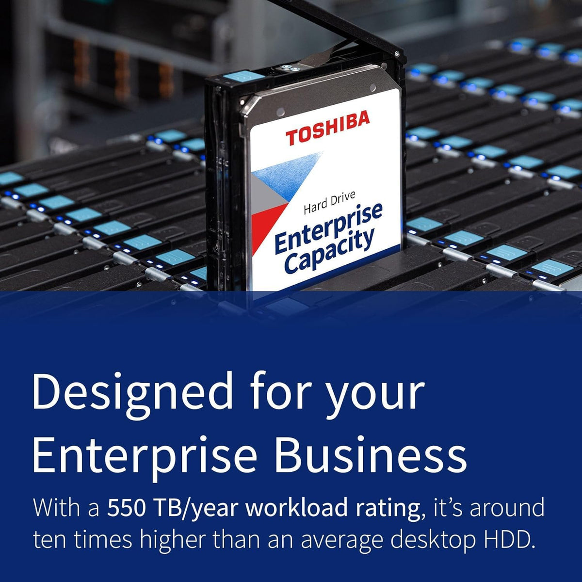 Toshiba MG08ACA16TE 16TB 7200RPM 512e 3.5" SATA Enterprise Disco du...