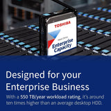 Toshiba MG08ACA16TE 16TB 7200RPM 512e 3.5" SATA Enterprise Disco du...