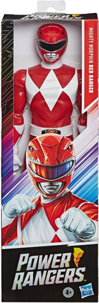 Power Rangers Mighty Morphin Red Ranger - Figura de acción de 12 pulgadas inspirada en el programa de televisión clásico, con accesorio de espada de poder