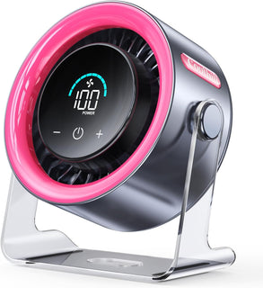Coolhill Ventilador de escritorio pequeño, silencioso, recargable d...
