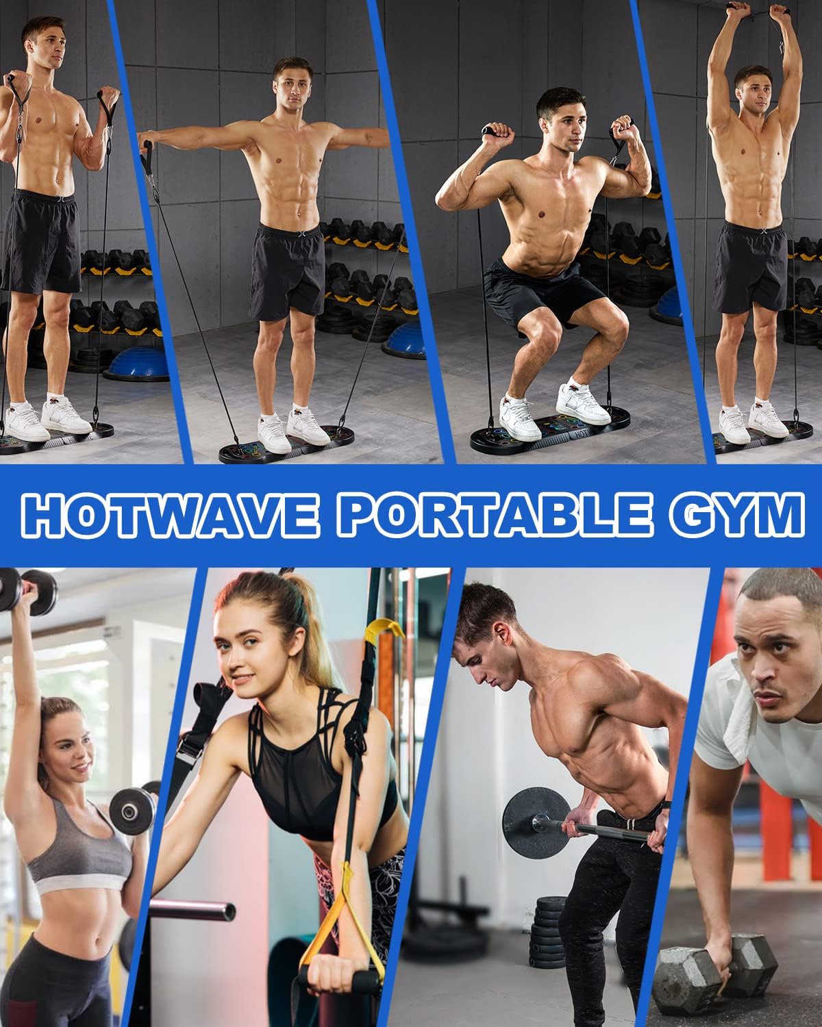 Tabla de Flexiones, Tabla de Flexiones portátil, Barra de Flexiones plegable 20 en 1