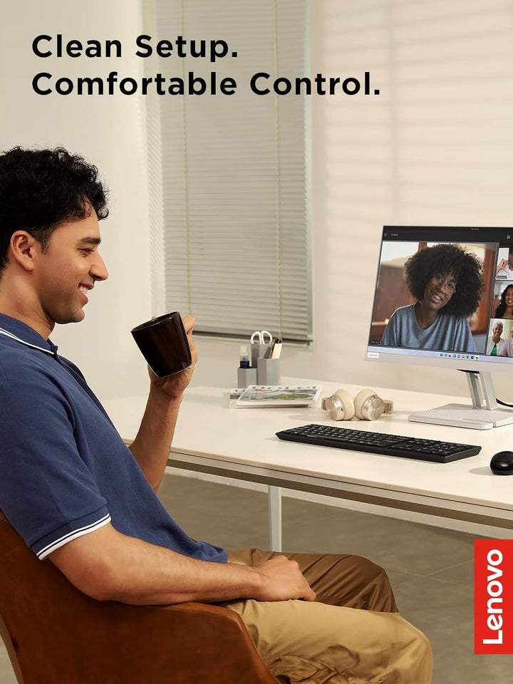 Lenovo Teclado compacto inalámbrico 100 - Teclado inalámbrico para...