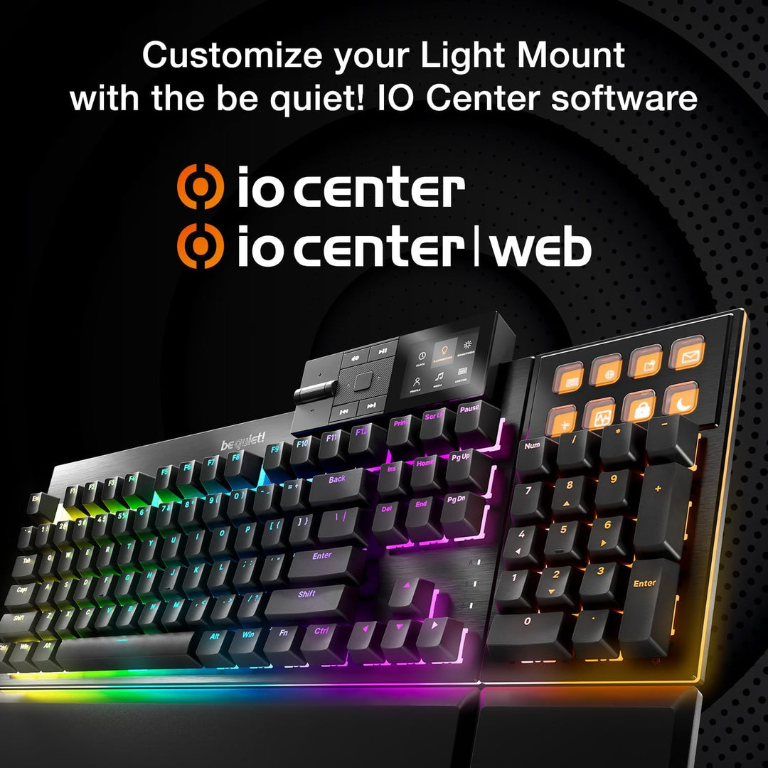 be quiet! Teclado Mecánico Light Mount | Lineal | Interruptores Sil...