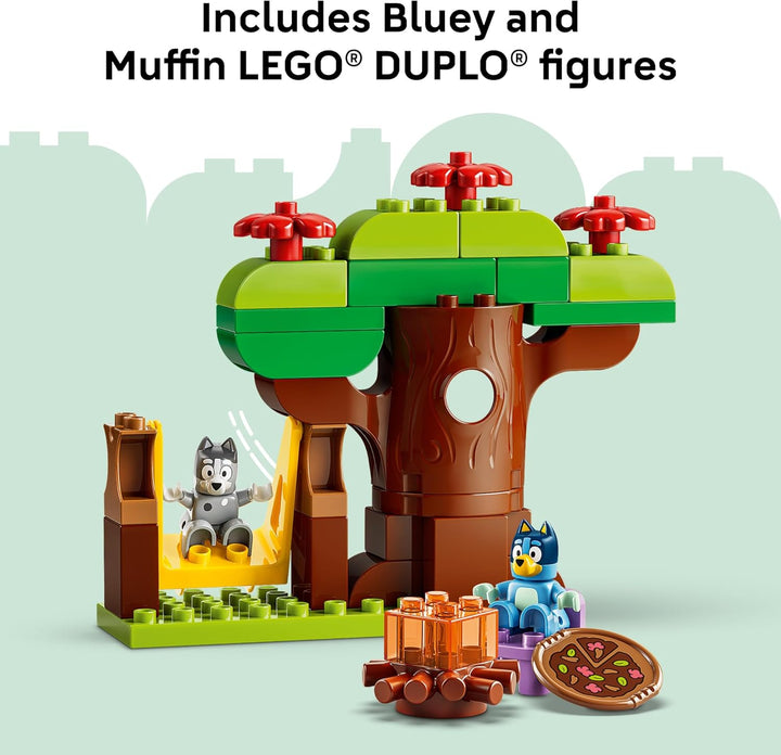 LEGO DUPLO Bluey Pizza Girls with Muffin and Bluey - Learning and B...