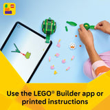 LEGO Creator 31377 - Tortuga 3 en 1 con una flor de lirio
