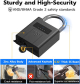 eLinkSmart Candado de huellas dactilares con llave de