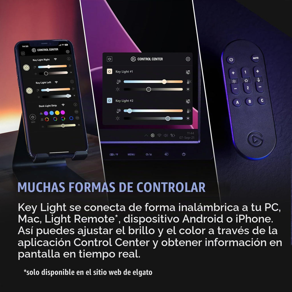 Elgato Key Light, Professional 2800 Lumens Studio Light
