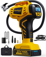 KeenPower Compresor de aire portátil para inflador de neumáticos, 2...