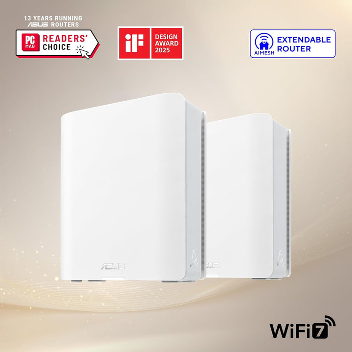 ASUS ZenWiFi BT10 Tri-Band WiFi 7 Mesh, 18 Gbps, 3000 pies cuadrado...