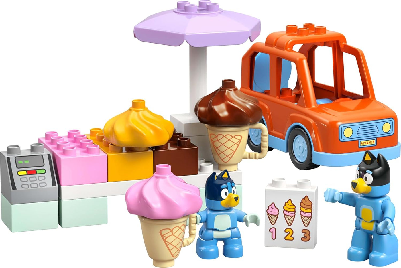 LEGO Bluey Bluey and Ice Cream Adventure Toy, juguete educativo, re...