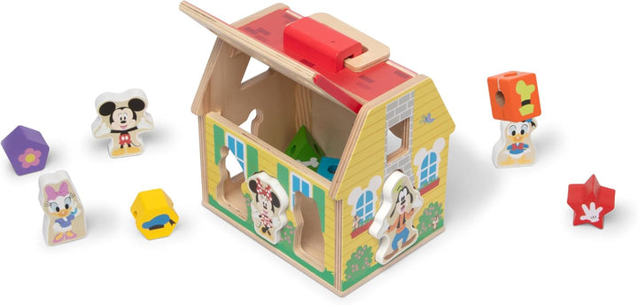 Melissa &amp; Doug Disney Mickey &amp; Friends - Juguete de madera...