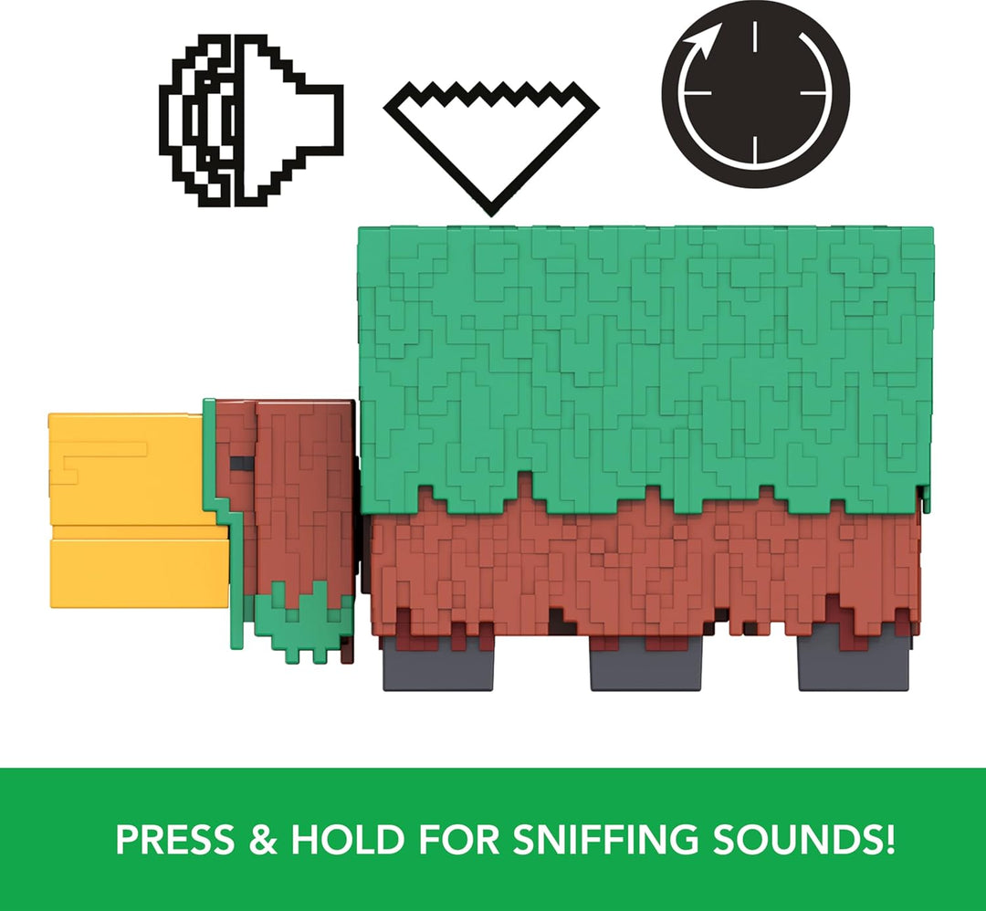 Mattel Minecraft - Figura de acción de Sniffer con sonidos precisos...