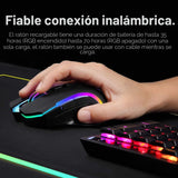 Redragon M602 Griffin RGB - Ratón para juegos Tri-Mode 2.4G\/USB-C\...