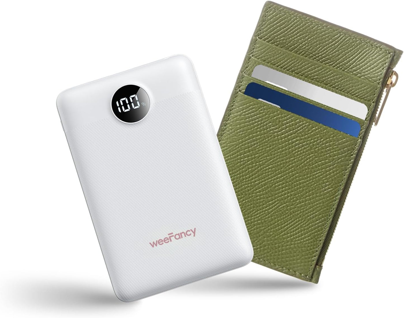 WeeFancy Cargador Portátil Pequeño de 10000mAh, Mini Banco de Energ...