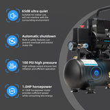 TLSols - Compresor de aire libre de aceite de 2.0 galones, 1.0 HP |...