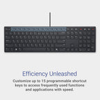 Dell KB525C Teclado de Colaboración Alámbrico - Conectividad Versát...