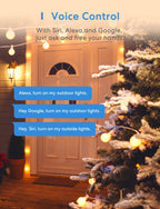 meross Enchufe inteligente para exteriores compatible con Apple HomeKit, Siri, Alexa, Google Assistant y SmartThings, toma impermeable para exteriores, control remoto y de voz, temporizador