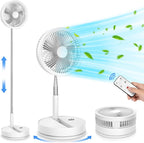 Ventilador oscilante recargable plegable portátil - 8.6" 8000mah ve...