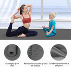 Colchoneta de Yoga Extra Ancha y Gruesa 8 mm, 72" x 31.5"