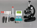 AmScope M30-ABS-KT2-WM 1200X Kit de ciencia de microscopio de 52 piezas +