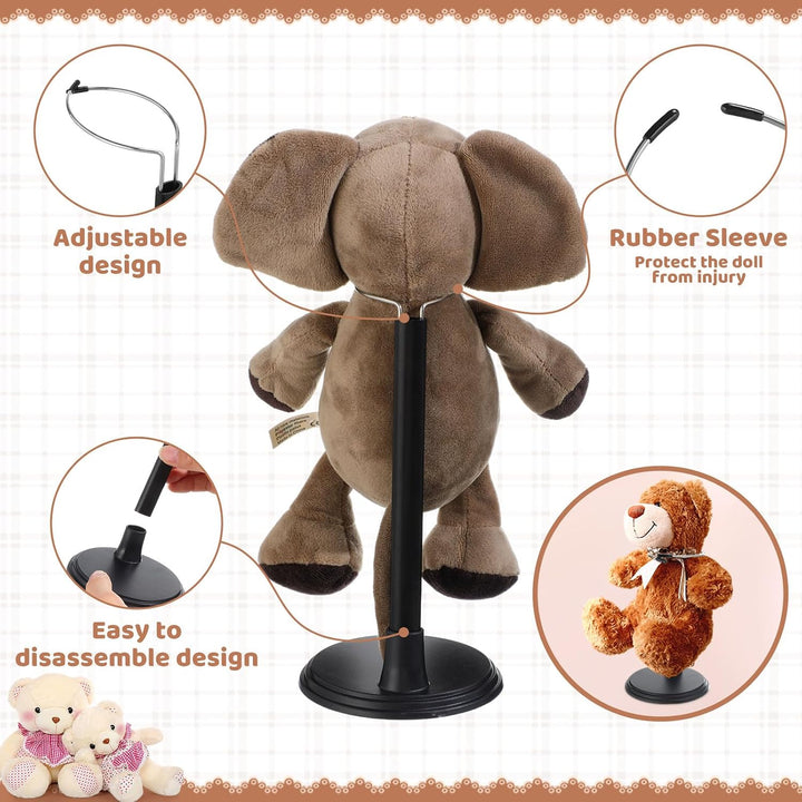 Yaocom 12 Soportes para Muñecas de 8 a 14 Pulgadas Ajustables, Sopo...