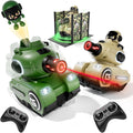 Paquete de 2 tanques de batalla con control remoto de dibujos