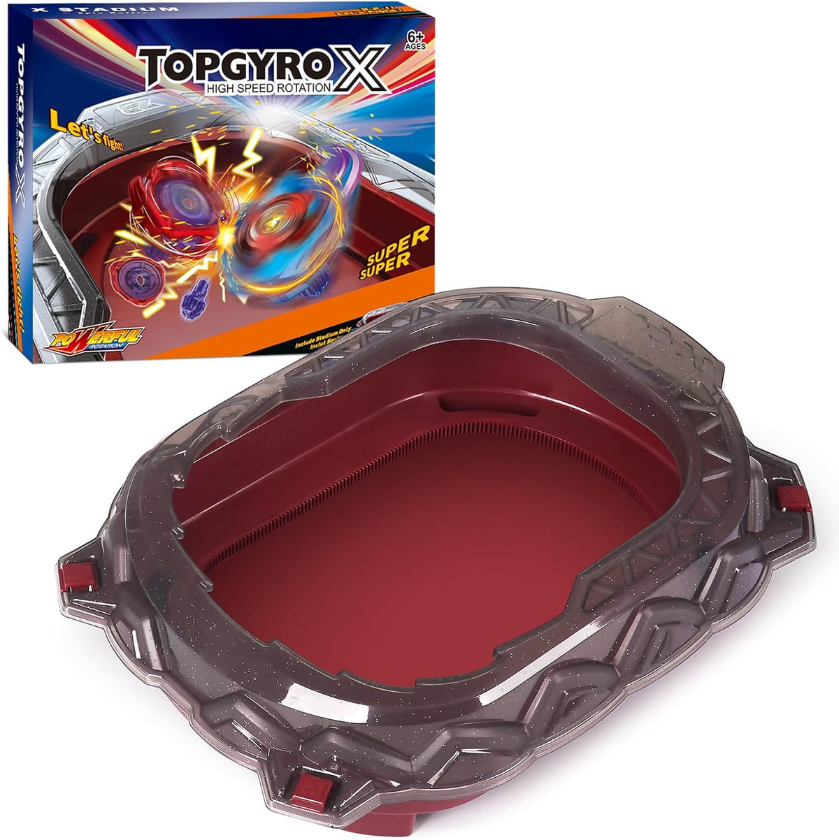X Battling Arena solo con pista de aceleración y techo antivuelo