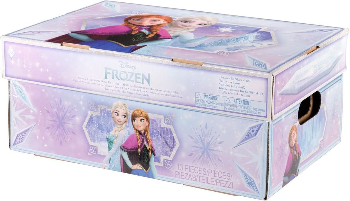 Disney Frozen Elsa & Anna Sisters Dress Up Trunk Nuevo 2025 [Exclusivo de Amazon]