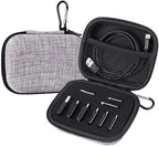 Kit de adaptador tipo C de 10 piezas, compatible con adaptador micro USB/tipo C/USB OTG, estuche de viaje con mosquetón, incluye cable USB tipo C