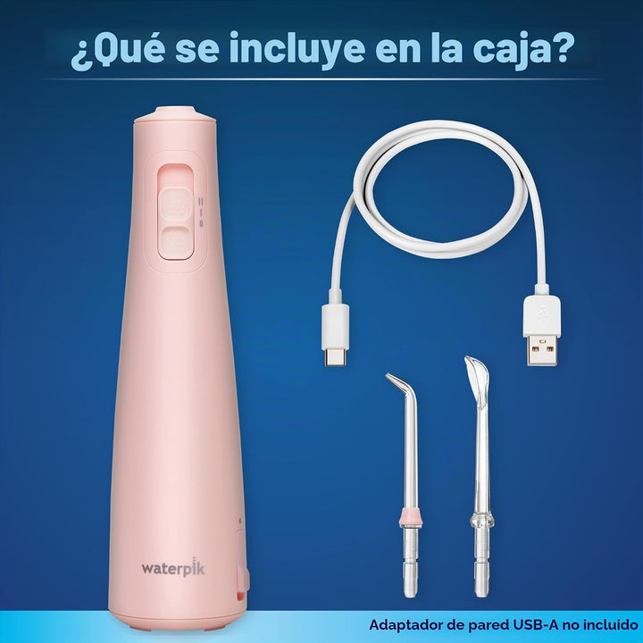 Waterpik Pulse 3100 - Irrigador dental portátil inalámbrico, recarg...