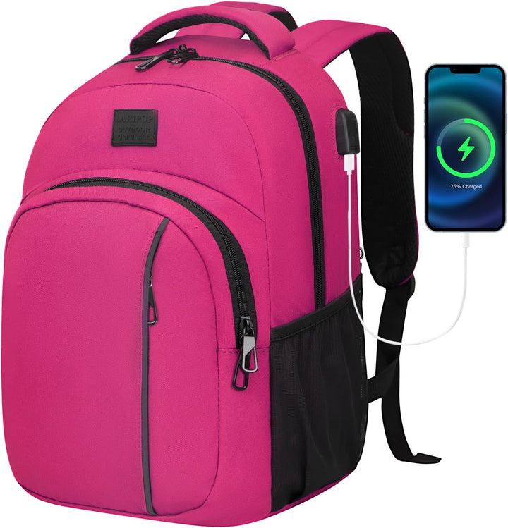 LARIPOP - Mochila para laptop de viaje, de 15.6 pulgadas, mochila p...