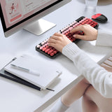 SQMD Combo de teclado y ratón inalámbricos, teclado de máquina de e...