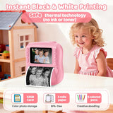 Cámara de impresión instantánea para niños, regalos de Navidad y cu...