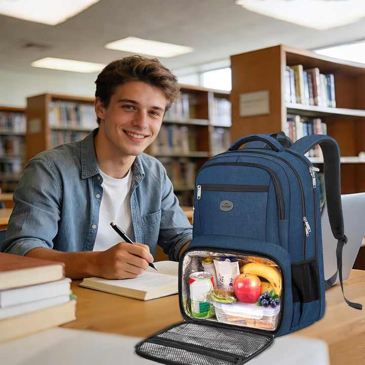 MATEIN Mochila de almuerzo para hombres, mochila de viaje para lapt...