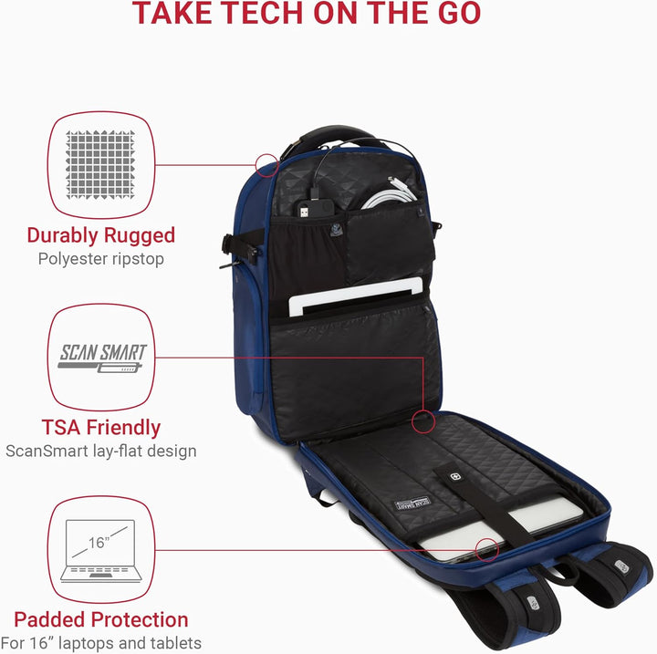 SwissGear 5358 USB ScanSmart \u2013 Mochila para portátil de 16\u20...
