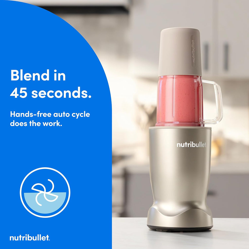 nutribullet® Turbo Tumbler Edition, licuadora personal, beige duna