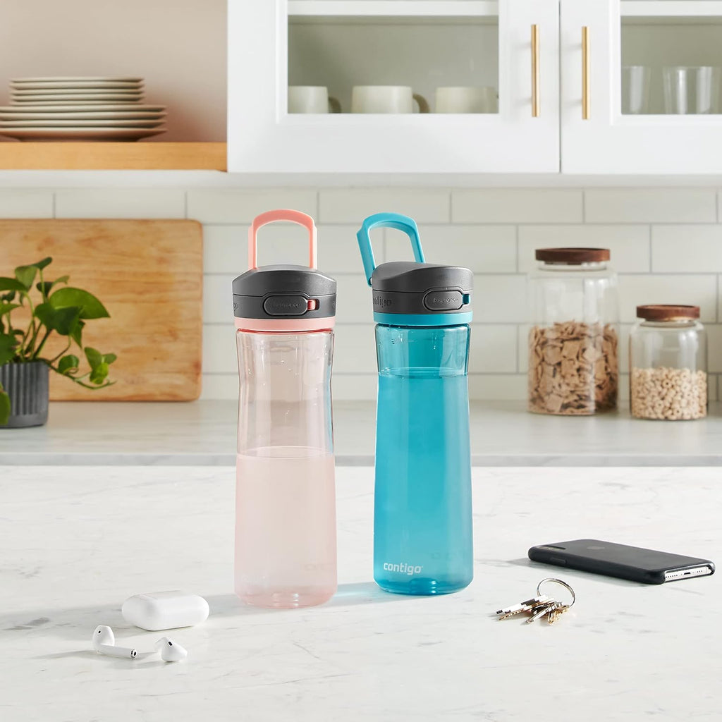 Contigo 2144909 Botella de agua, 24oz, Juniper & Pink Lemonade.