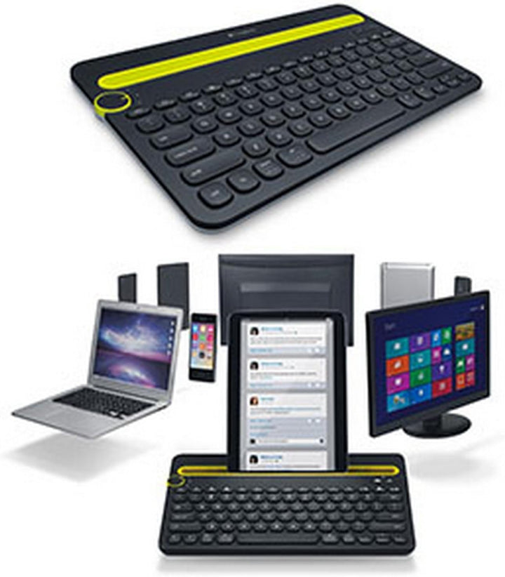 Teclado multidispositivo Bluetooth K480 - Cambia la escritura entre...