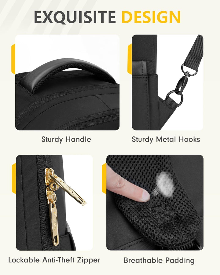 MATEIN Mochila con Ruedas, Mochila Grande de 18 Pulgadas Resistente...