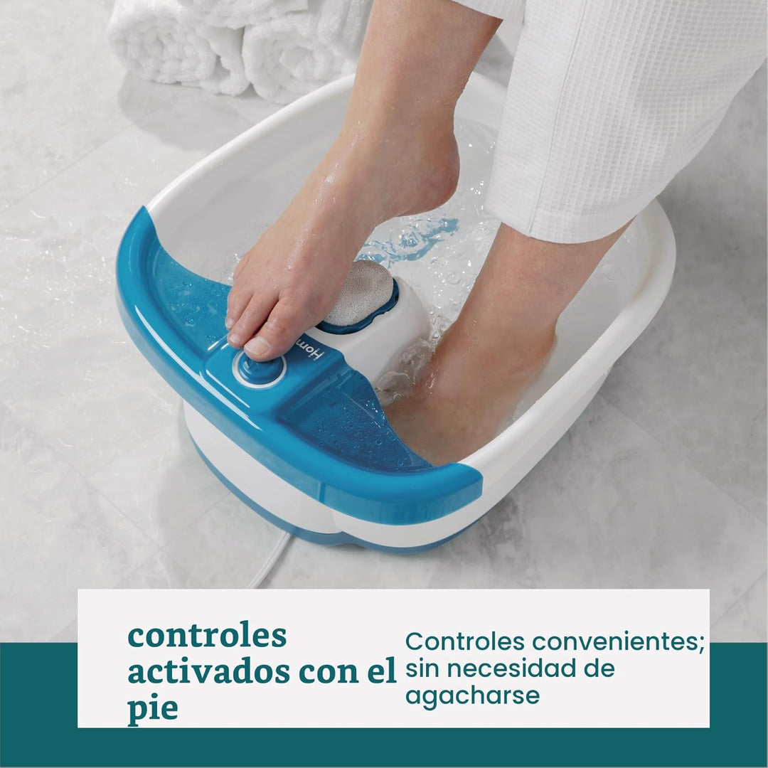 Homedics Bubble Mate - Spa de pies, baño de pies controlado por tac...