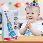 Aspiradora para niños con luces y sonidos, aspiradora para niños pequeños con acción de estallido, aspiradora de juego de simulación para niños de 18 meses en adelante, aspiradora de juguete para niños pequeños de 3 a 5 años, regalo