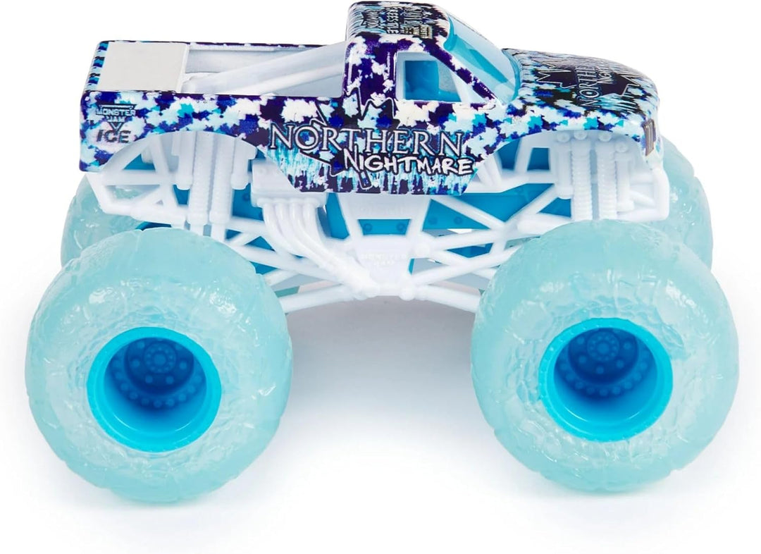 Monster Jam Fire  Ice 164 Diecast Monster Truck Paquete de