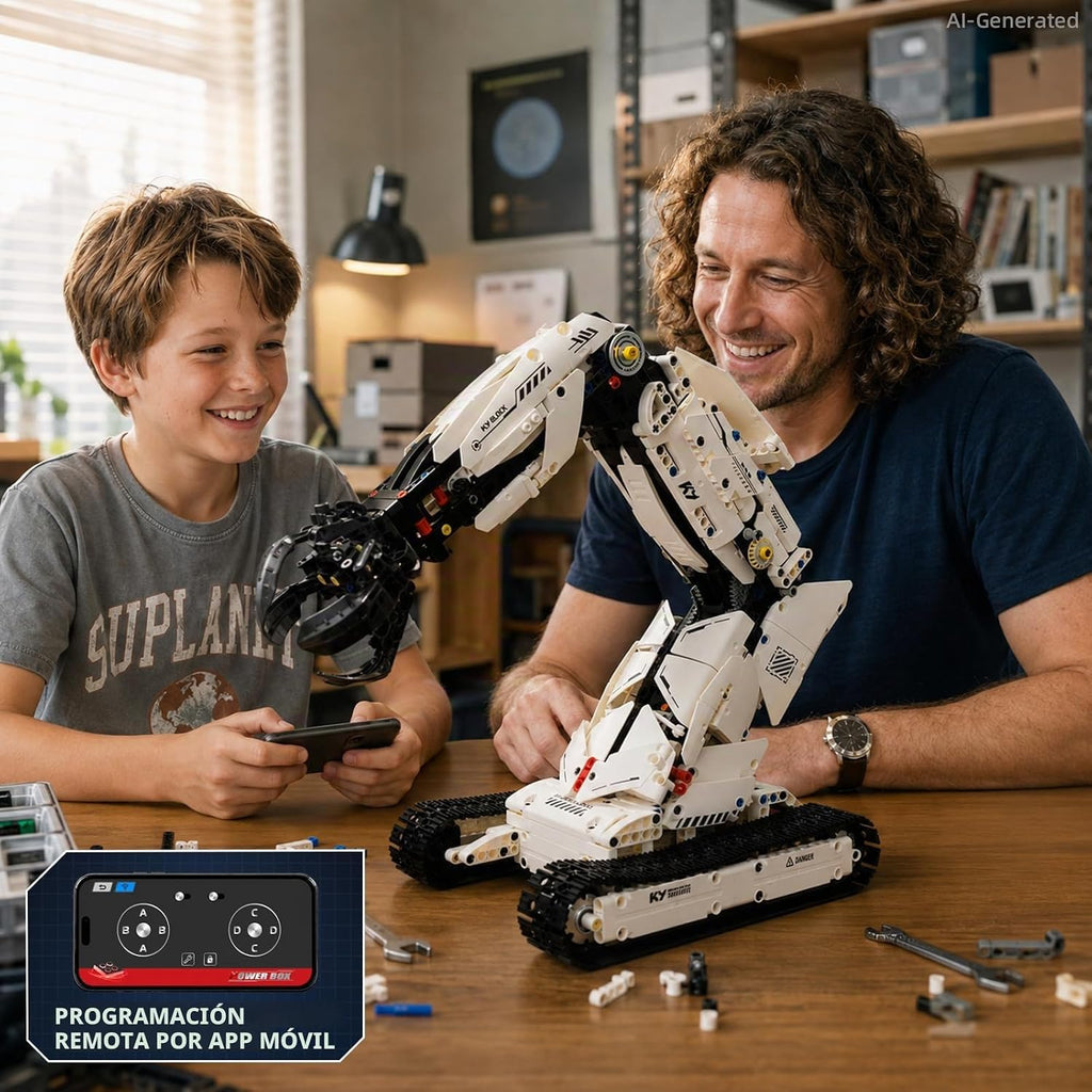 Set de Construcción Robot Arm 3 en 1 para Niños (Edad 8-14) con RC y APP