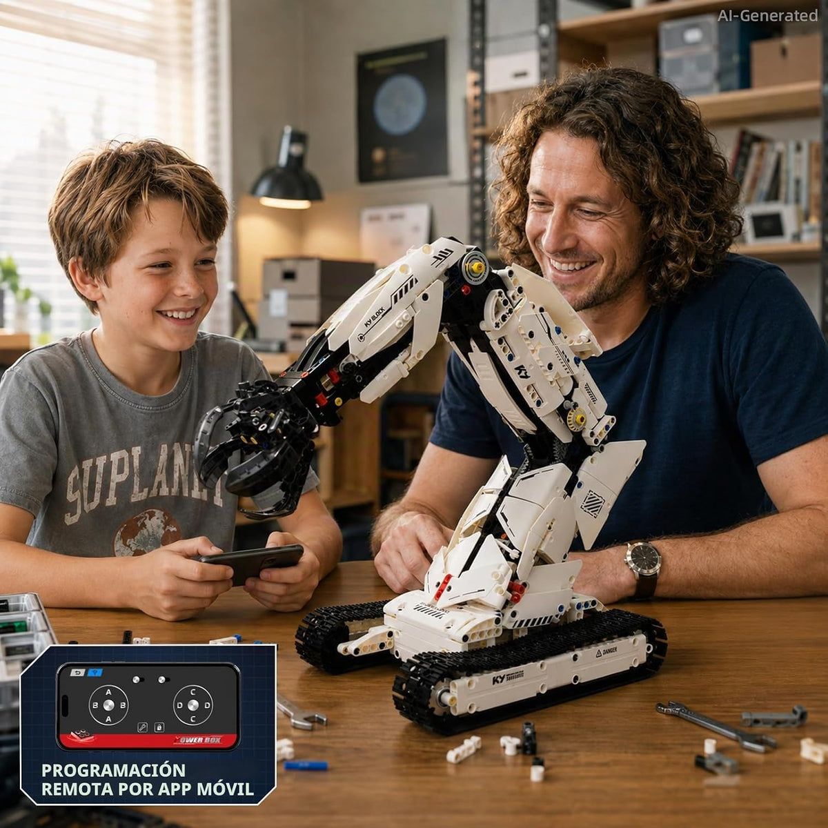 Set de Construcción Robot Arm 3 en 1 para Niños (Edad 8-14) con RC y APP