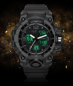 Relojes para Hombres, Reloj Deportivo para Hombre a Prueba de Agua, Reloj de Pulsera Táctico Militar Analógico Digital