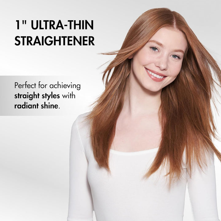 BabylissPRO Nano Titanium Ultra-Thin Hair Straightener, Professiona...